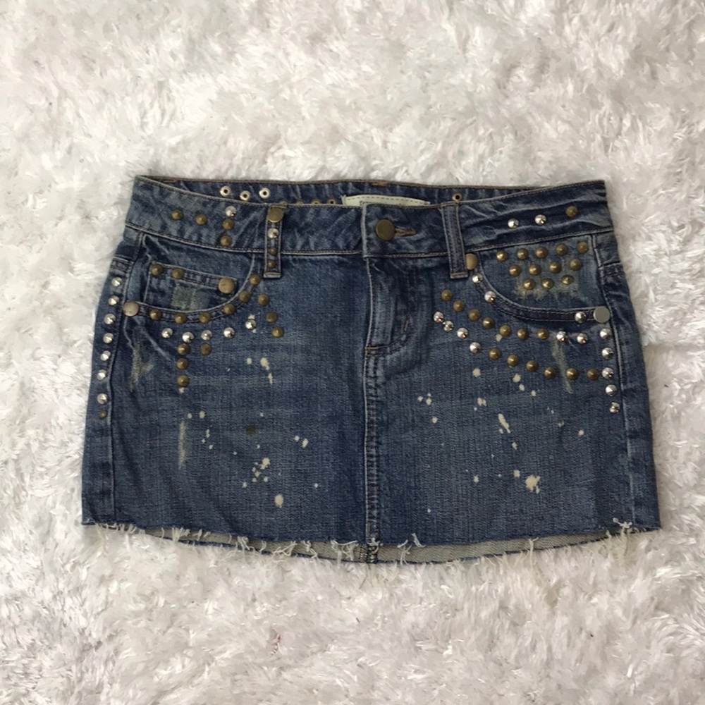 Forever 21 mini jean skirt